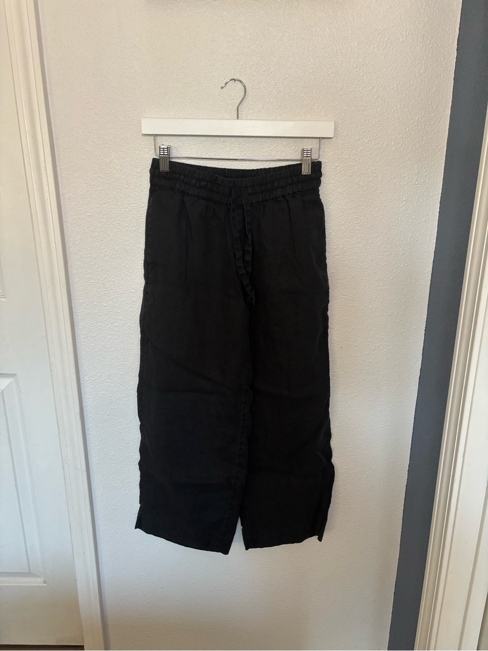 J.Crew Black Linen Pants